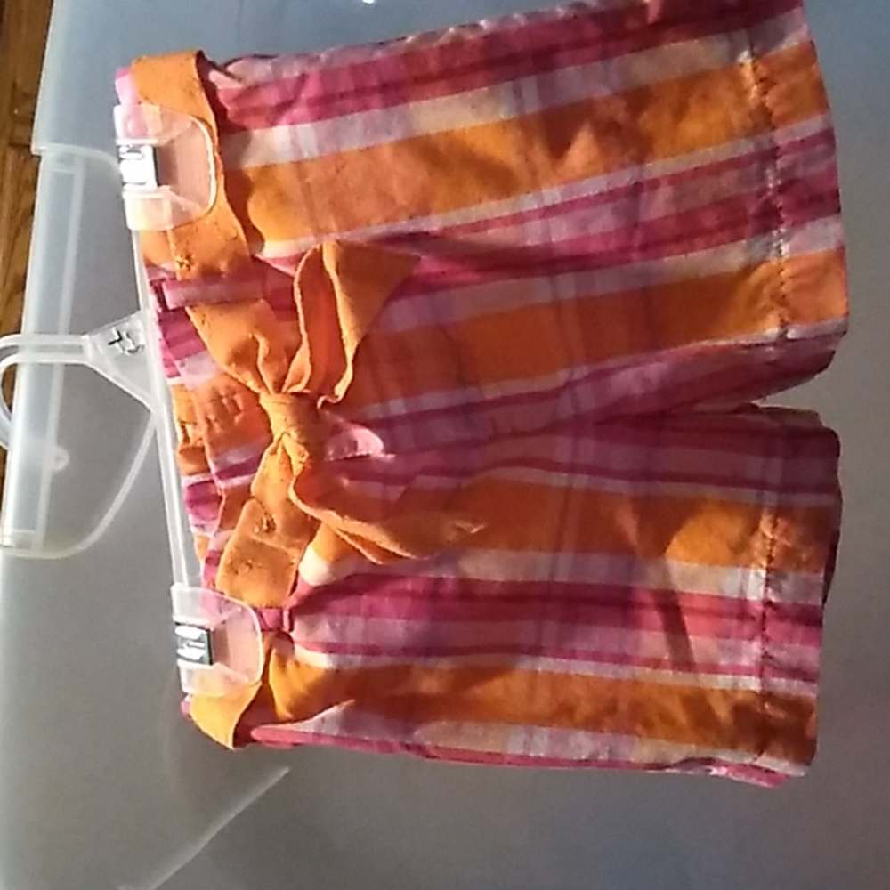Girls 24 mon Orange & Pink Kidgets Shorts with Belt